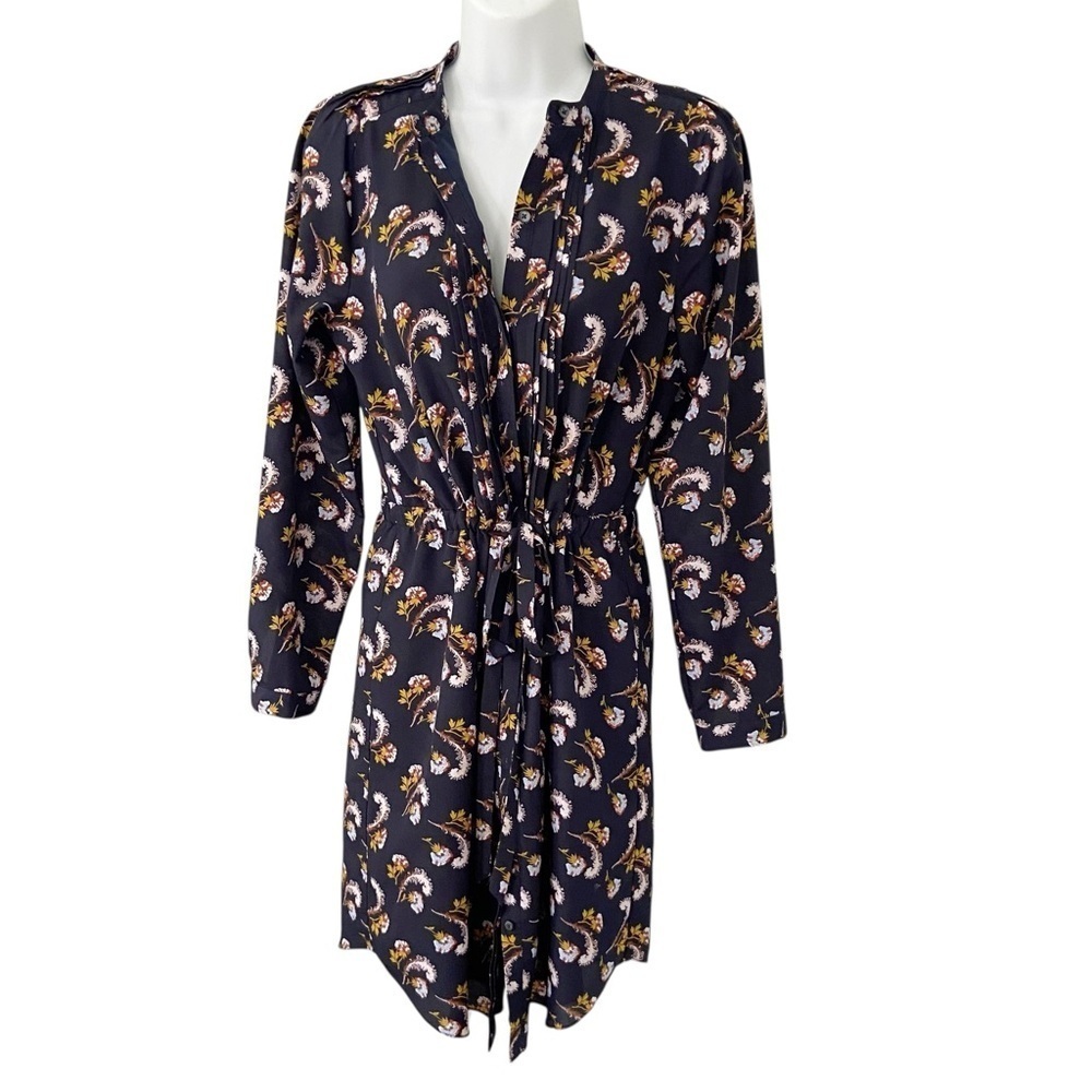 Banana Republic Longsleeve Floral Shirtdress size XS
